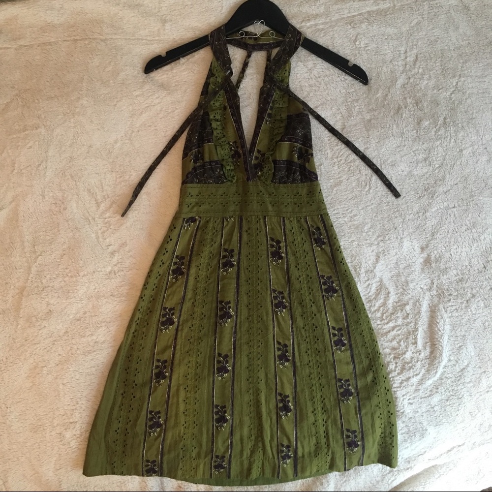 🌿sold🌿Free People Halter Dress